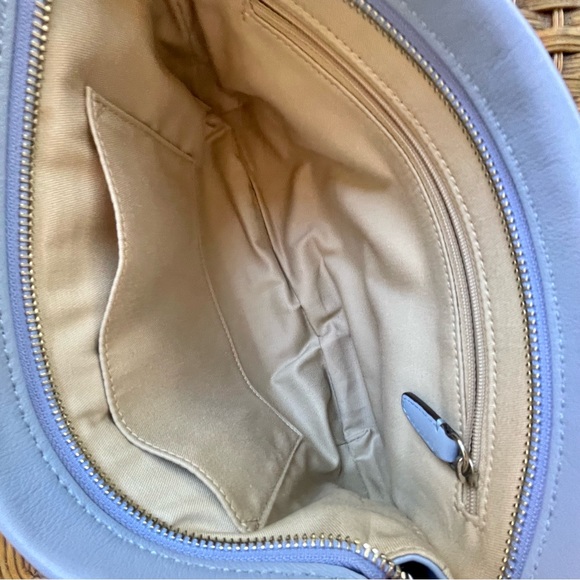 Blue Coach Leather Clutch/Wristlet - EUC - Picture 5 of 15